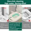Electric Sitz Bath for Toilet Seat Hemorrhoids Sitz Bath Postpartum Care Tub,Sitz Baths Salts Bowl,Foldable Flusher Bath Basin,Collapsible Sits Bath