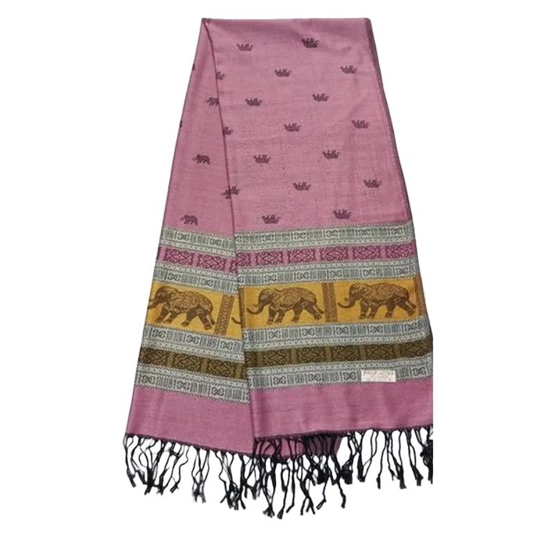 Szaliki Pashmina z kaszmiru i tajskiego jedwabiu Różne kolory, wybierz swój, wyprodukowane w Tajlandii
