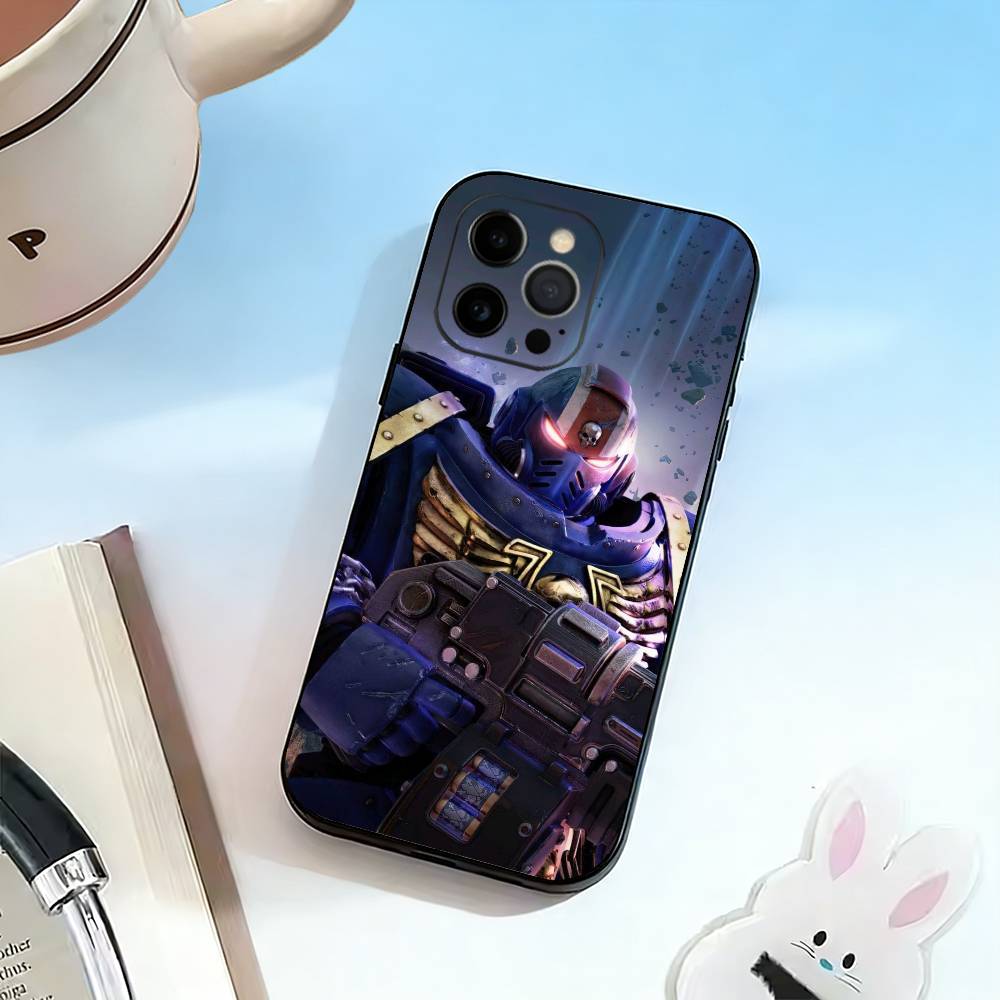 40K Space Marine 2 Phone Case Silicone Soft For IPhone 17 16 15 14 13 12 11 X XR Plus Pro Max Plus
