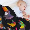 Toucan Throw Blanket Flannel Sofa Travel Thermals For Travel Blankets
