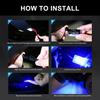 For Tesla Model 3 Y S X Car Footwell Light LED Atmosphere RGB APP Interior Floor Door Puddle Trunk Decorative Lamps Accessories