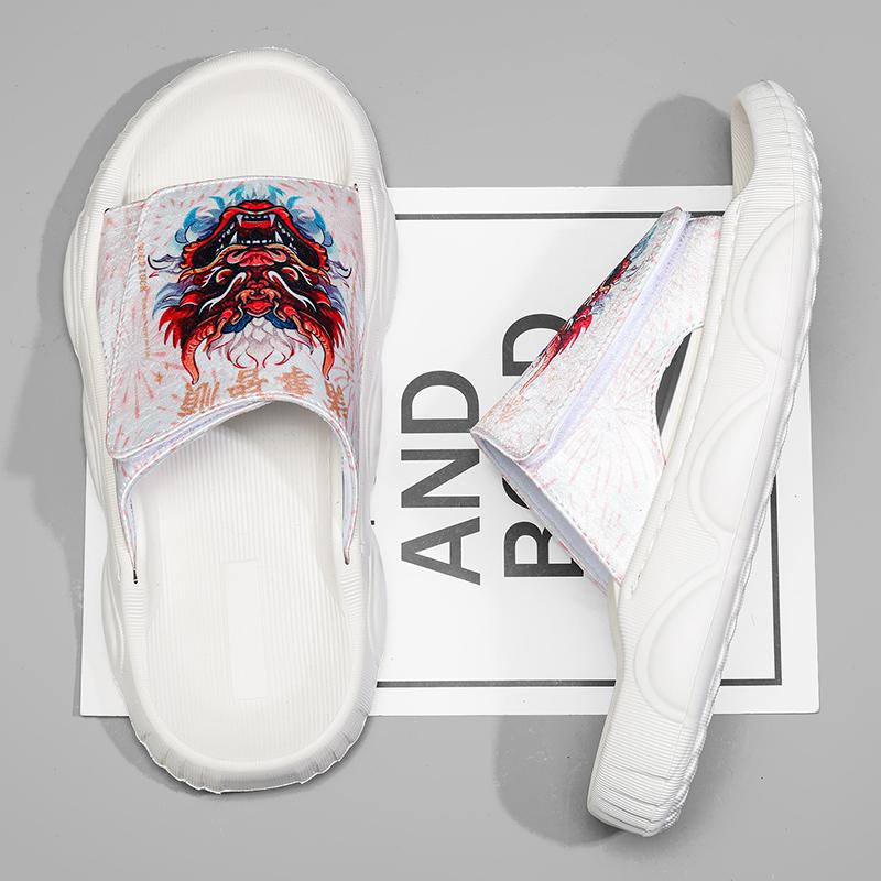 Fashion CYYTL Mens Slippers Summer Outdoor Shoes Casual Beach Sandals Slides Walking Comfort Leather Luxury Designer Lightweight Fashion