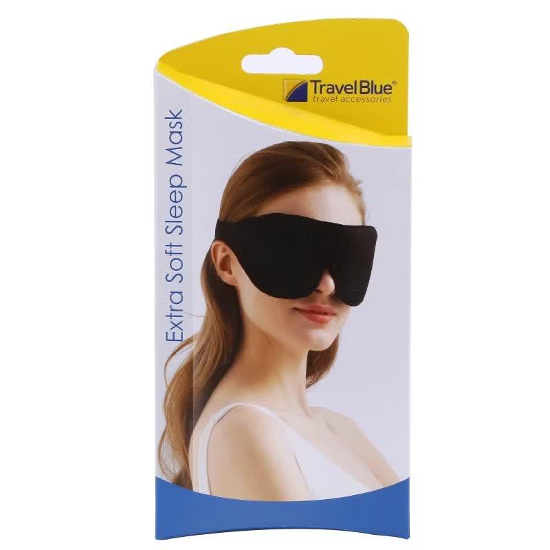 TRAVEL BLUE Ultra-Soft Sleep Eye Mask чёрный