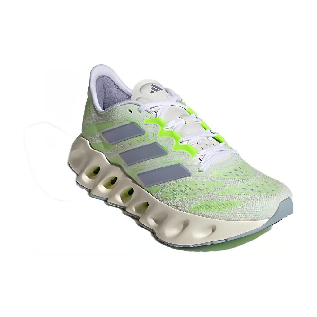 New Adidas Switch Fwd Running Shoes 'Cloud White Silver Violet Lucid Lemon' Women's FZ5685
