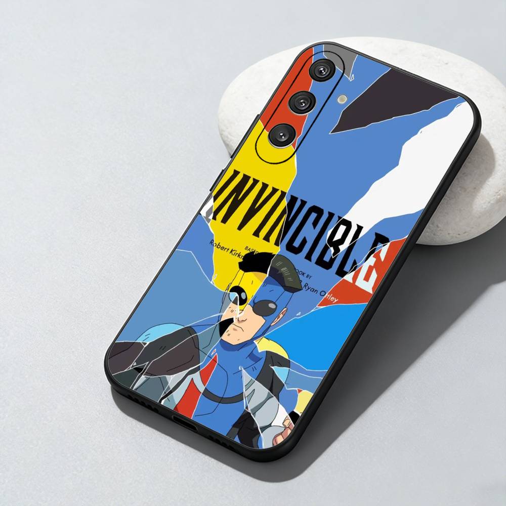 

Cool Anime I-Invincibl-e Phone Case For Samsung Galaxy A73,A72,A71,A70,A52,A51 Others Soft Black Cover Samsung a30 a20