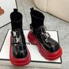 Stivaletti Nuovi da Donna Designer Scarpe Piatte con Plateau Stivali Chelsea Sportivi Moda Invernale Scarpe Goth Casual Corsa Neve Botas