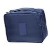 Torba do przechowywania kosmetyków do makijażu Tkanina Oxford Uchwyt Zamknięcie na zamek Błyskawiczny Kosmetyczka Podróżna Ciemnoniebieska