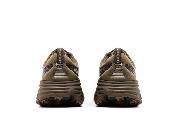 HOKA One One Bondi 8 Caged Stealth/Tech Umber Men's Sneakers