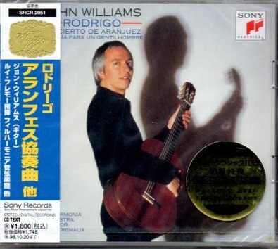 

CD WILLIAMS (ДЖОН) - Родриго: Аранхуэсский концерт Япония ОбиКлассика Б/У
