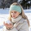 Fashionable Twist Knit Head Wrap Winter Headbands for Women Thickened Knitted Ear Warmers Cold Thermal Protection Ears And Forehead Weather