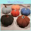 Shaped Stylish Pumpkin Plush Pillow For Sofa Decor With Fluffy Cotton Filling