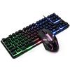 CHONCHOW Gaming Keyboard and Mouse Japanese Illuminated Wired Gaming Mouse and Keyboard with and 19 Compatible with 402J Set, Layout, Keyboard,