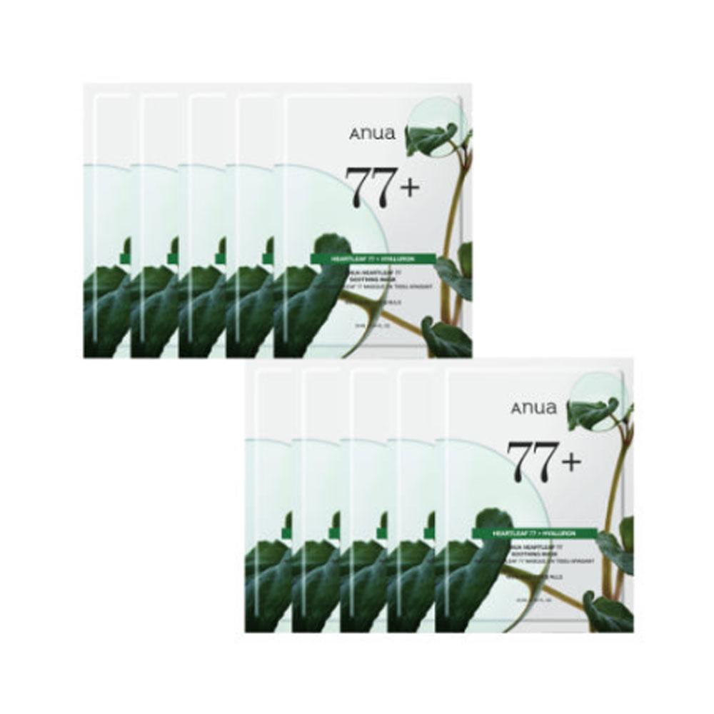 

Anua Успокаивающая маска для лица с экстрактом хауттюйнии 77% 10 шт.