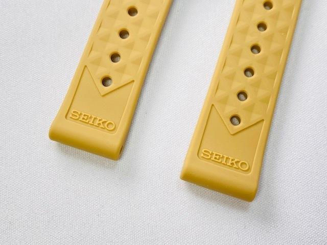 R03C013J9 SEIKO Prospex 19mm Genuine Silicone Band Brown for Via SBDX041/8L35-01D0 (Ships Nekoposu)