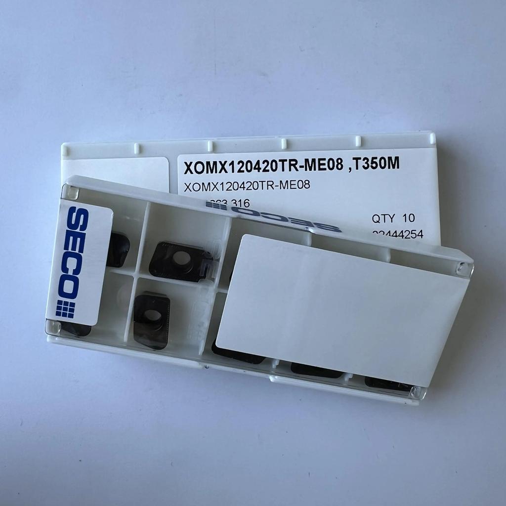 Seco / XOMX120420TR-ME08,T350M /Original Blade Carbide CNC Blade 10 PCS