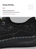 2022 Men's Summer Casual Leather Mesh Shoes – Fashionable & Breathable Handmade Design