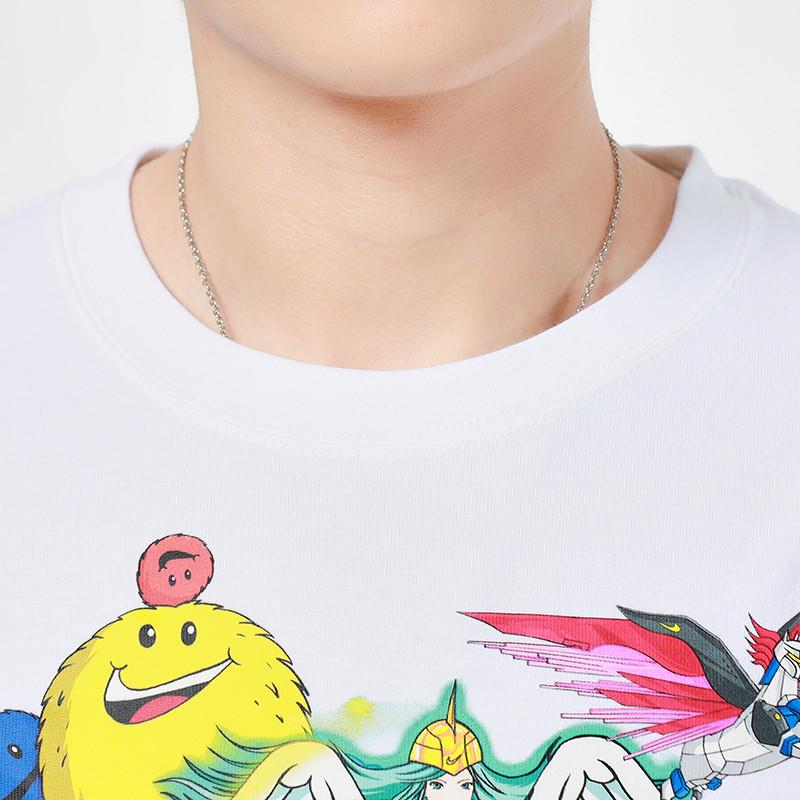 Nike Sports Running Casual Print Crew Neck T-Shirt Men Tops White DM7917-100