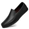 Spring Autumn New Men's Leather Casual Shoes Soft Bottom Comfortable Loafers Simple Daily Men's Flat Bottom Business Shoes