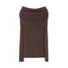 Women's Slim Fit One-Shoulder Knit Top: Early Autumn High-End Sweater Layer