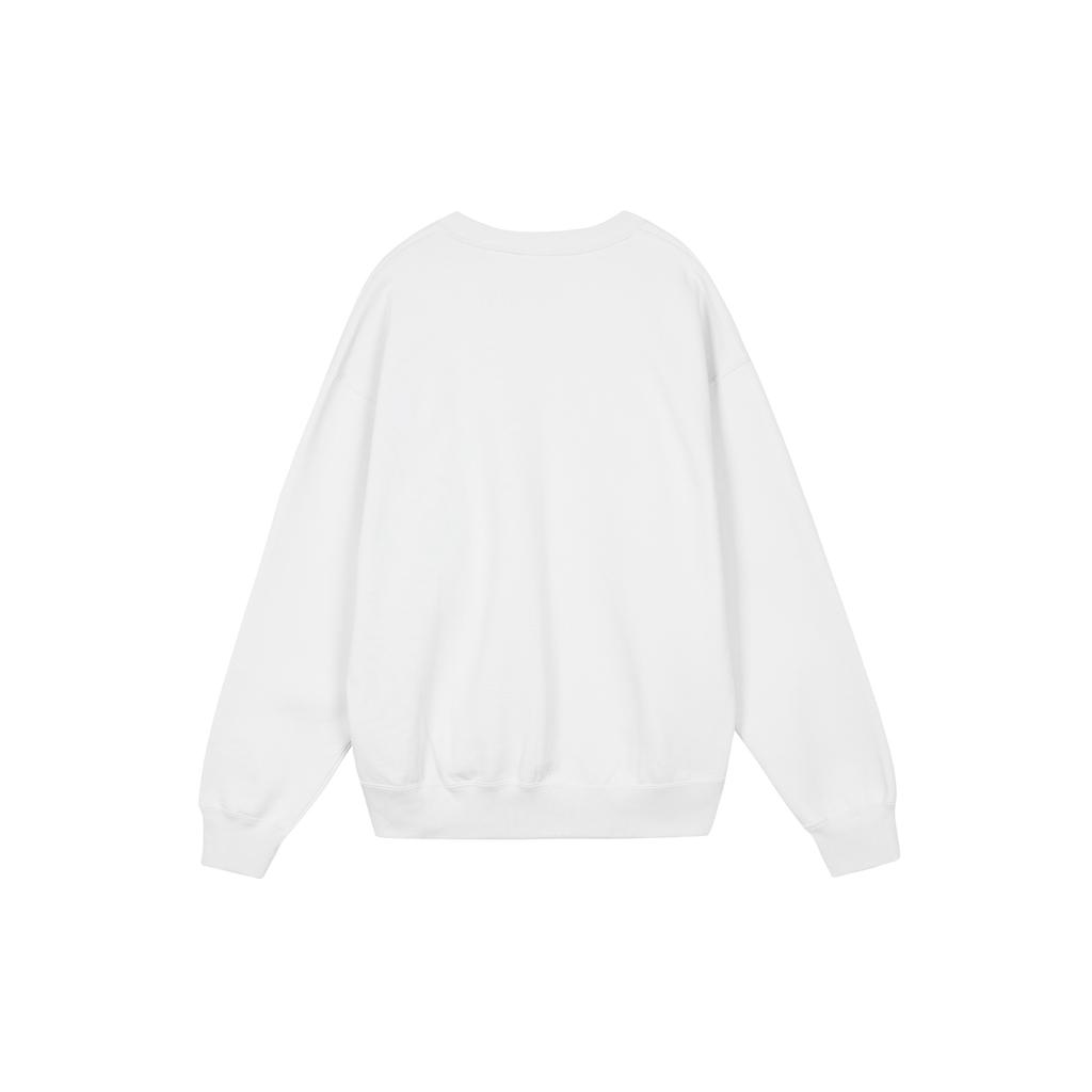Nike Sweatshirts Men's White Crew Neck Moderate Regular DA0318-030