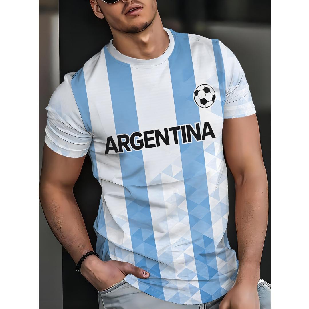 Contrast striped printed T-shirt 2XS