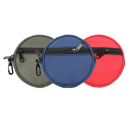 Fishing Wire Storage Bag Zipper Closure Large Capacity Water-Resistant Fabric Lightweight Portable Fishing Gear Organizer