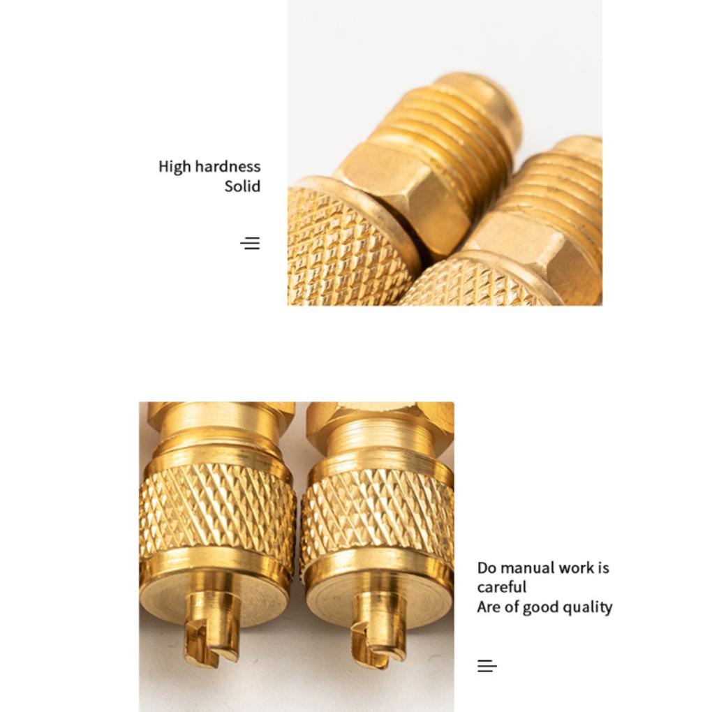 Messingverbinder Tragbarer Professioneller R22-Adapter Gute Abdichtung Wasserdichte Verbindungsadapter Hohe Härte Glatte Oberfläche