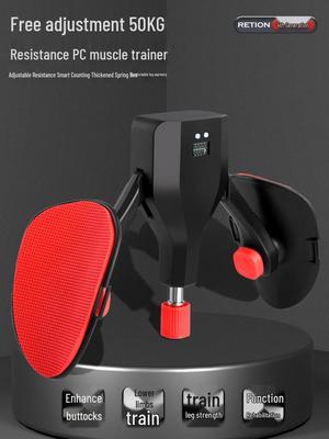 Entraîneur de Jambes Kegel 50KG Haute Résistance Équipement de Fitness pour le Plancher Pelvien et les Muscles PC pour Hommes et Femmes