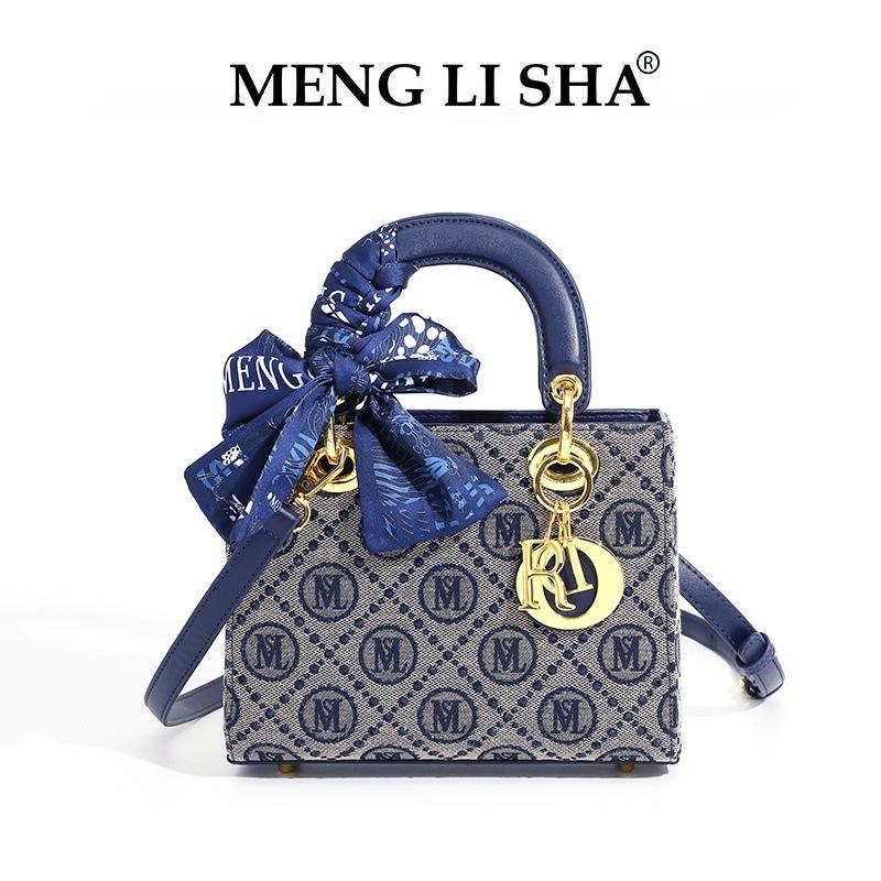 

Commuter fashion versatile portable Princess Diana bag women new niche high-end single shoulder messenger tote bag синій