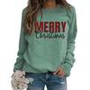 Merry Christmas European & American Fashion Long Sleeve Women's Hoodie