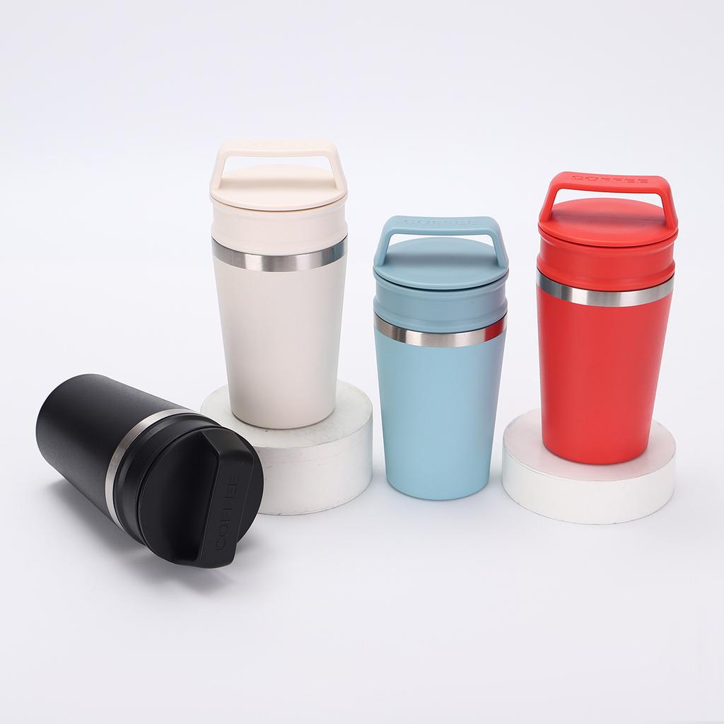 304 Stainless Steel Thermos Cup Household Portable Coffee Cup Creative Vacuum Male And Female Couples Water Cup