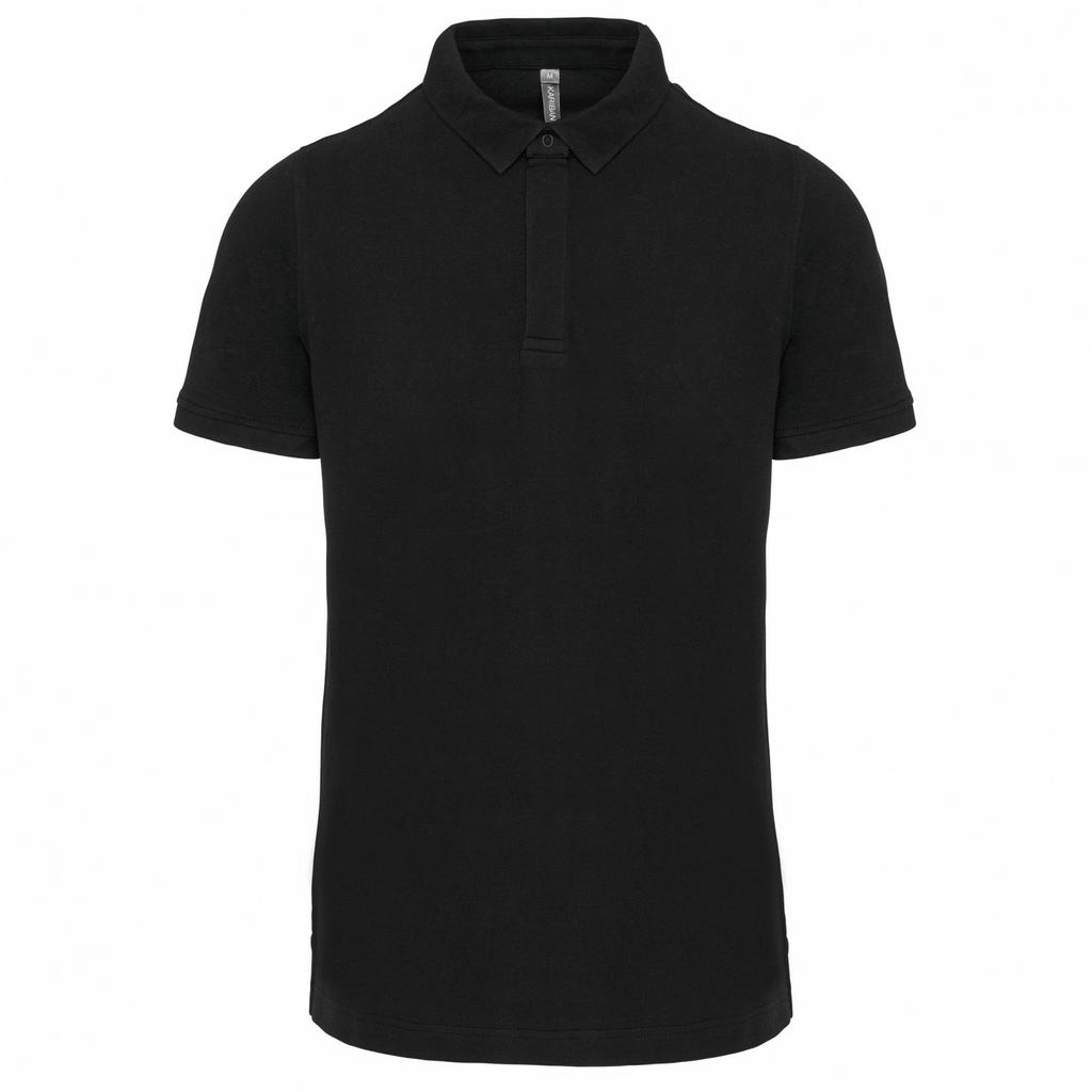 Kariban Men's Piqué Stud Front Polo Shirt