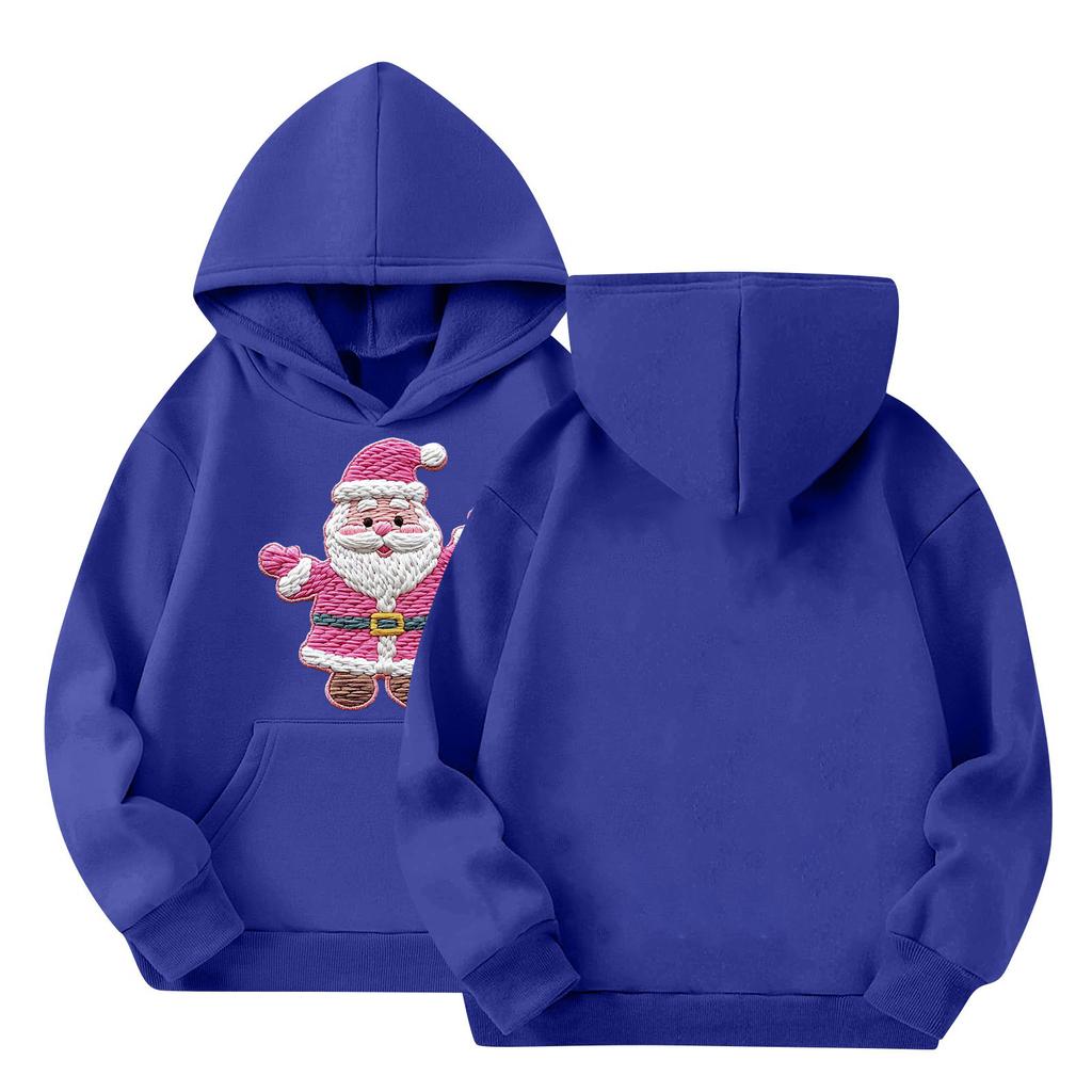 Children's Hoodies Loose Solid Color Hooded Sports Shirt Fashionable Sports Shirt