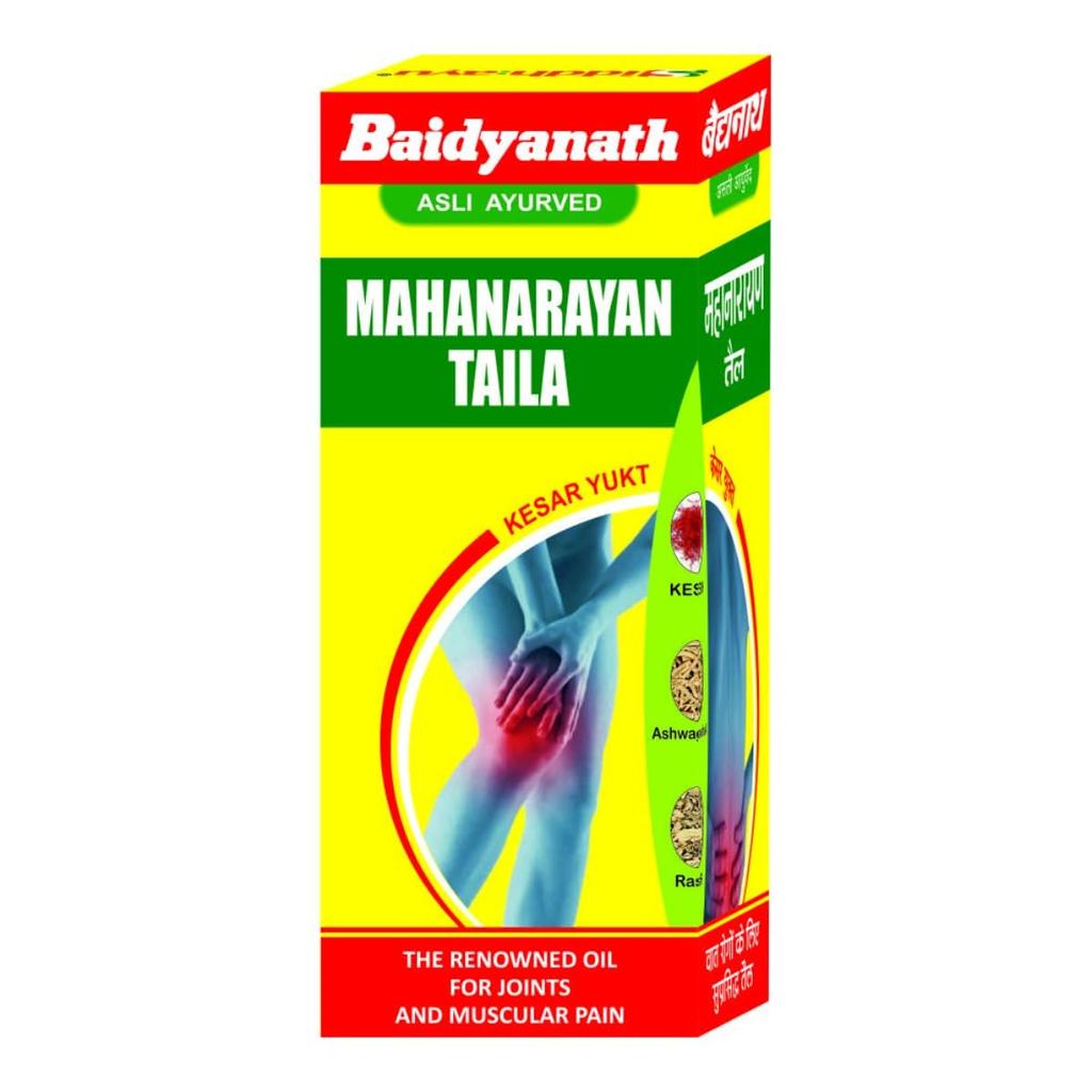 Baidyanath Asli Ayurved Mahanarayana Oil 100ml Pack Of 2 Traditional Herbal Massage Oil For Relaxation