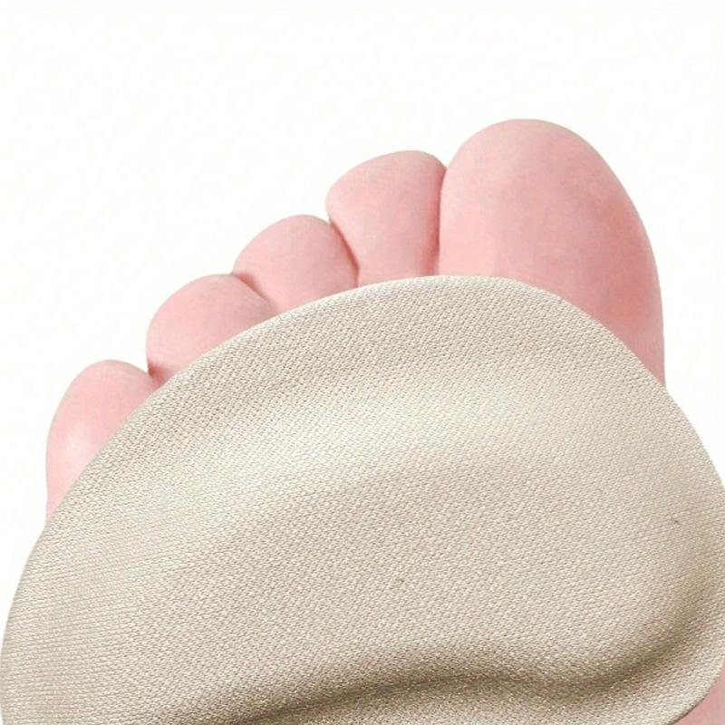 1 Pair Summer Sandal Forefoot Anti-Slip Pads, Sponge Material Sweat-Absorbing Comfortable Shoe Insoles With Adhesive Backing, Suitable For Girls