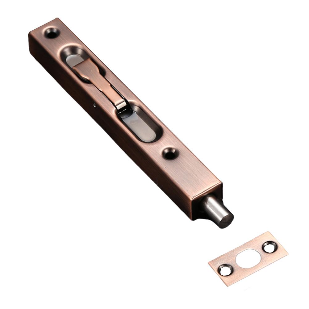 Stainless Steel Door Latches 8 Inch Anti Theft Design Enhanced Security Security Guard Latch Hardware Smooth Sliding