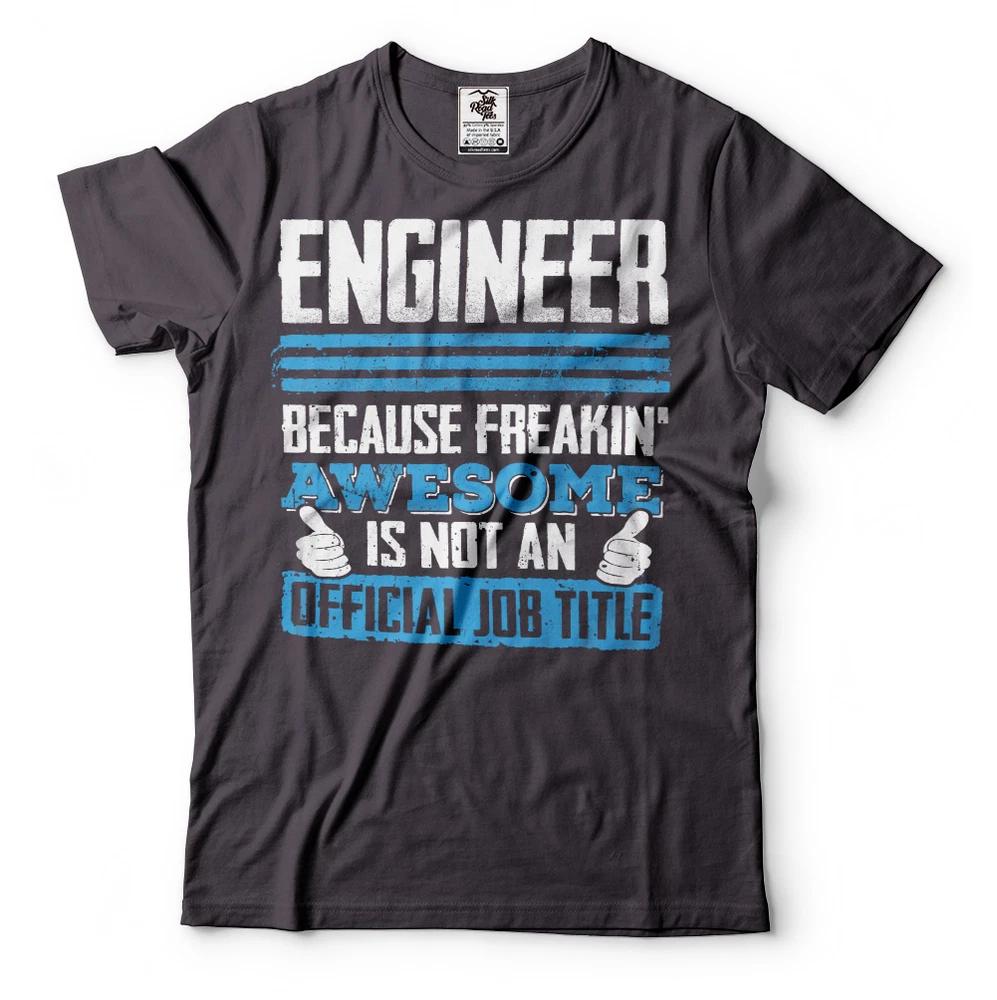 Engineer Tshirt Official Job Title Gift For Engineer Funny Engineering Tshirt S