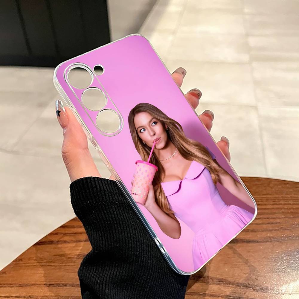 Sydney Sweeney Phone Case For SamsungA10,12,20,21S,30,31,40,50,51,52,70,71 Transparent Cover