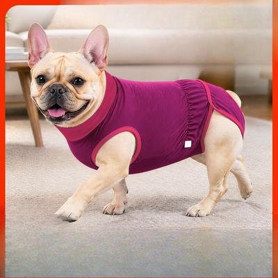 Traje de Rehabilitación Postoperatoria para Perros - Traje de Esterilización para Perros de Tamaño Grande con Correa Cruzada para Destete y Anti-arañazos