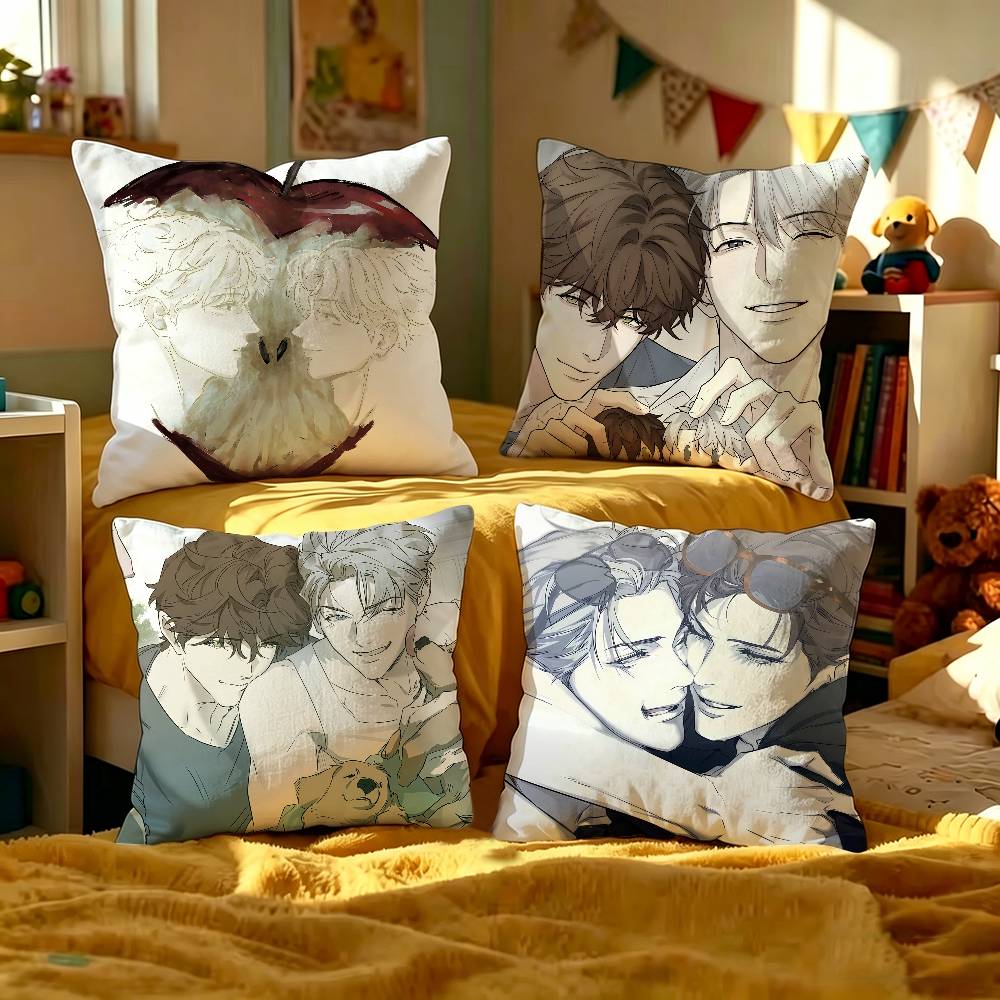 Nerd Project Bl Anime Personalized picture text home decorative pillows Household Gifts 45x45cm