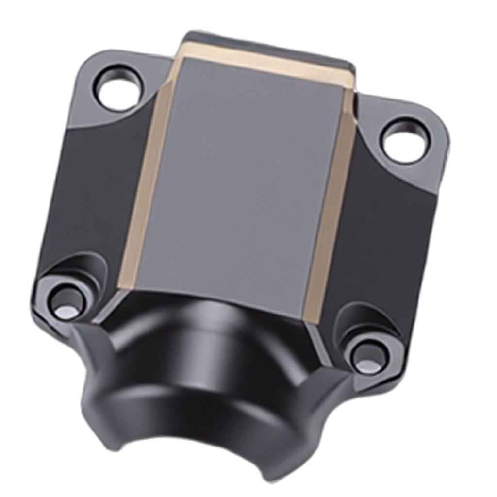 Rear Axle Cover Fit for SCX30 1Celsius30 RC Crawler Brass Electrocoated RC Rear Axle Differential Housing Cover for Upgrade