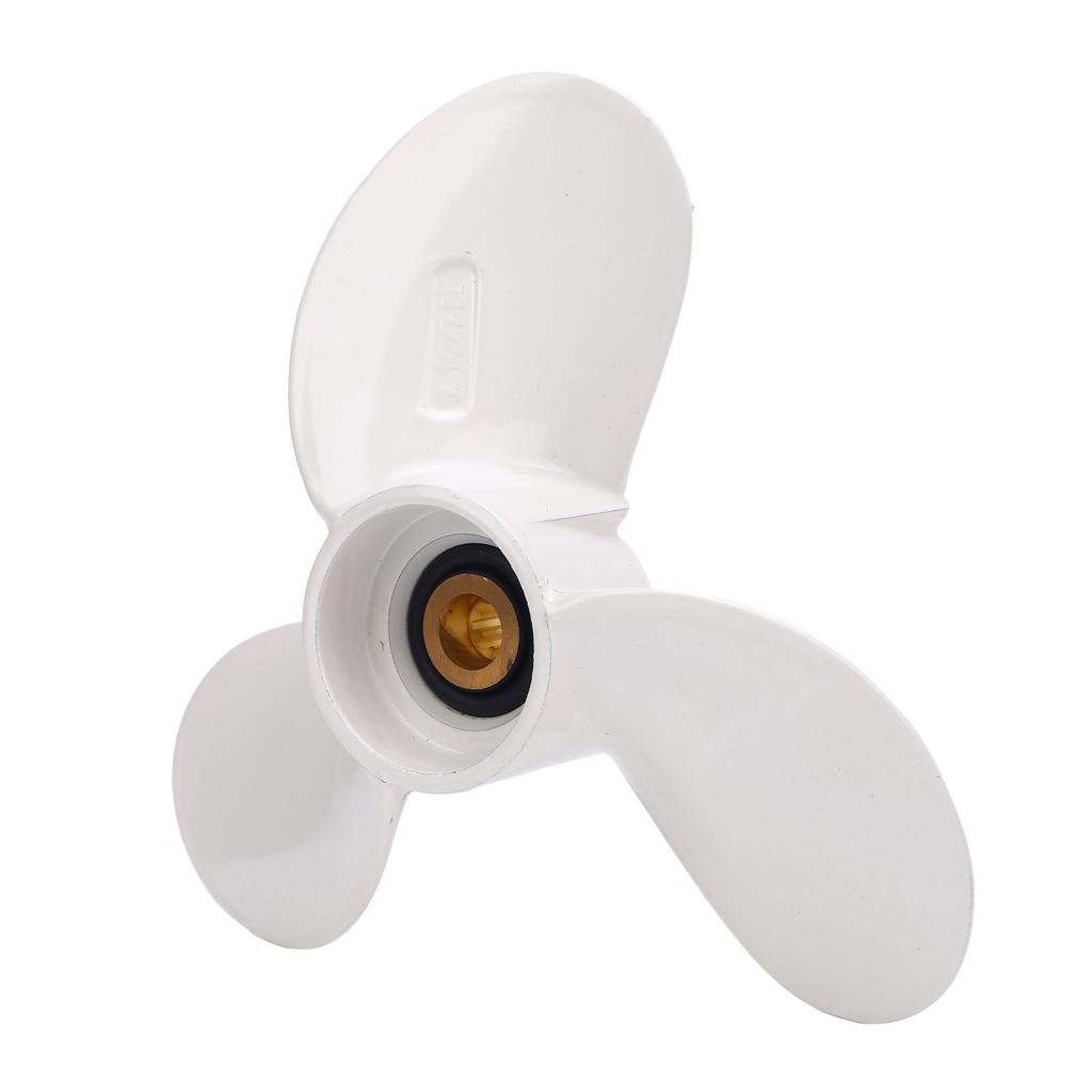 6F8 45942 01 Outboard Boat Propeller 3 Blades Metal 2 Stroke Propeller for Outboard Motors