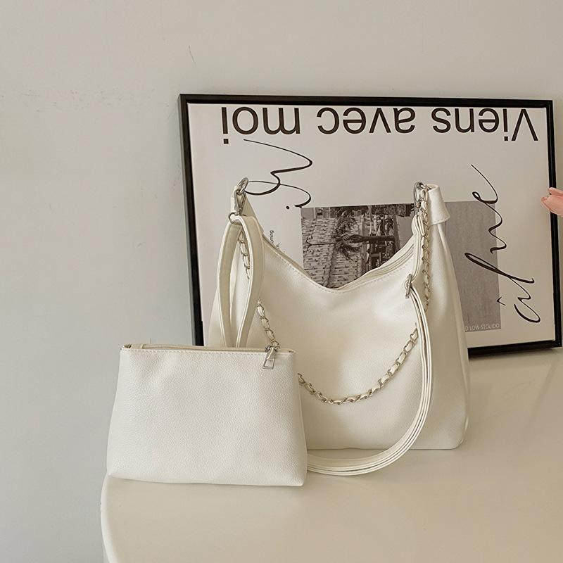 

Женская сумка городская простая и модная комплект из 2 предметов ретро портативная сумка через плечо сумка-мессенджер