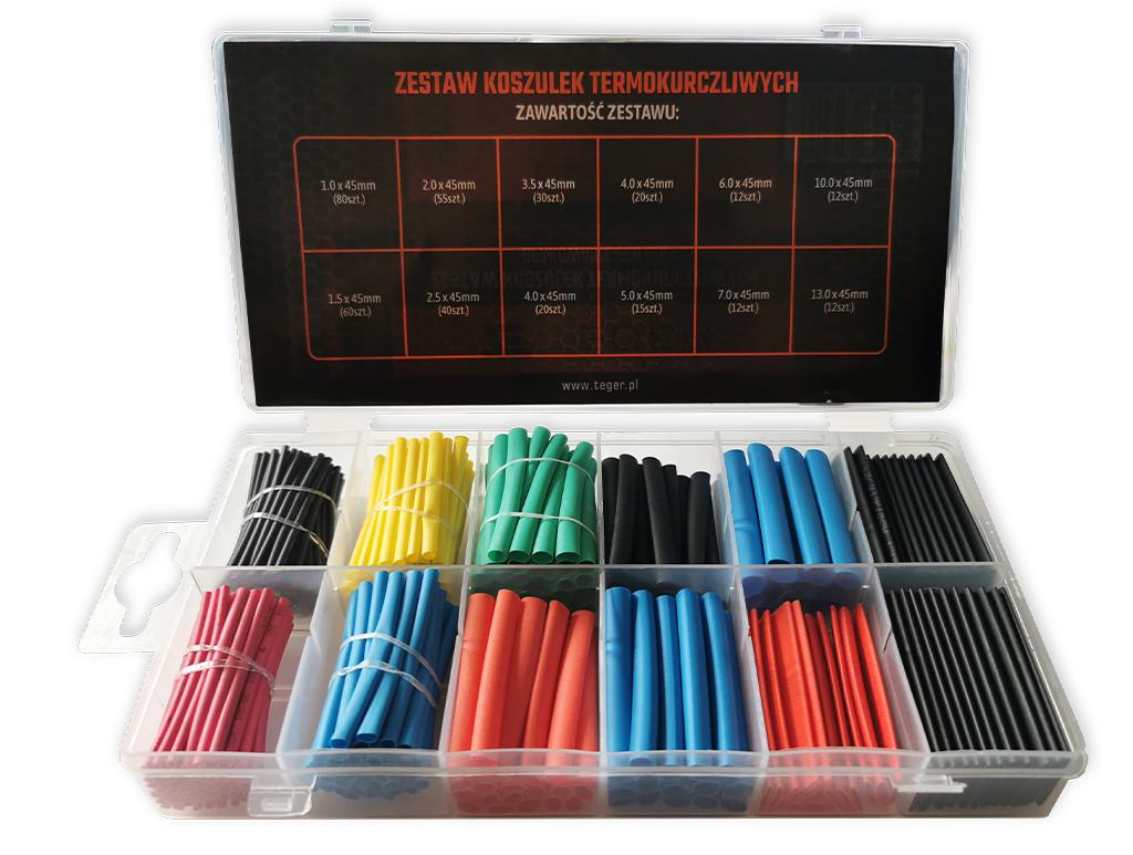 Set of TEGER heat shrink tubing (sold in sets of 368)