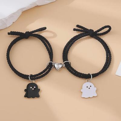 Koreanische Niedliche Geisterpaar Armbänder & Haargummis Set für Ihn und Sie
