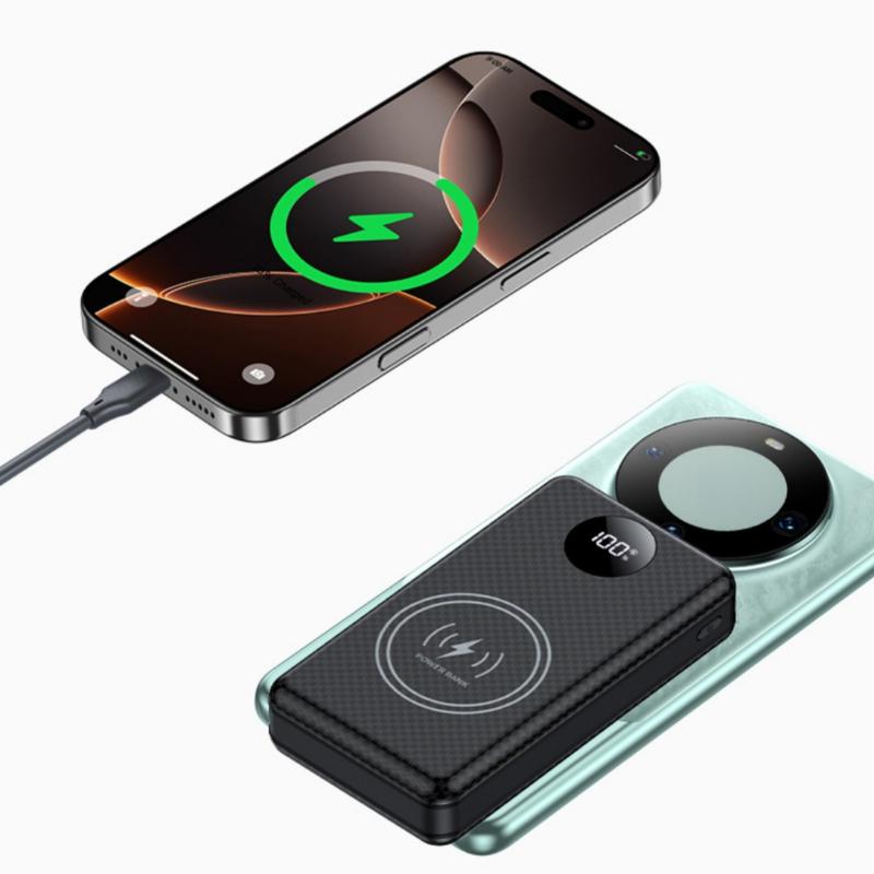 1Pcs Dual Usb Type C Charge Shell 6*18650 Power Bank Battery Box Holder With Camping Lights For Phone 18650 Battery Cases