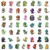 50 Unique Cute Dinosaur Stickers: Waterproof Decals for Water Bottles, Phones, and Kids' Journals.