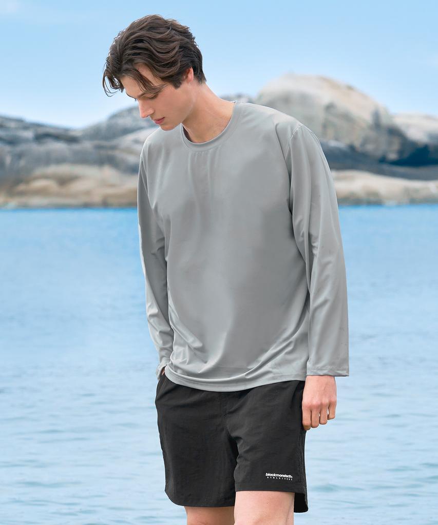 Beullaegmonseuteopis All Day Rash Guard Plain Long Sleeve T-Shirt (6 Colors) / Bm230721 (A Type)