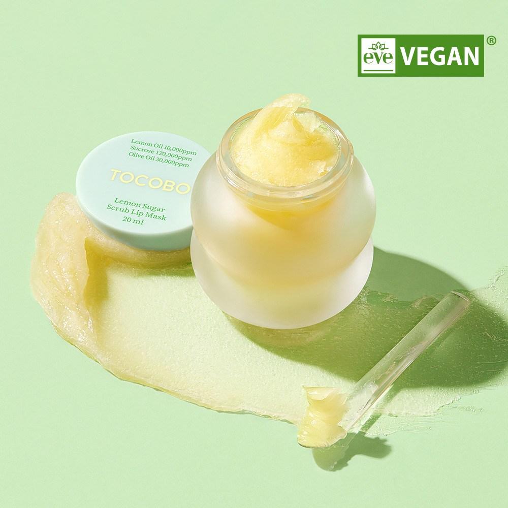 Tocobo Lemon Sugar Scrub Lip Mask 20ml, 1 piece, Lemon Sugar