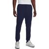 Under Armour Solid Color Elastic Waist Joggers Men Bottoms Midnight-Blue 1374766-410